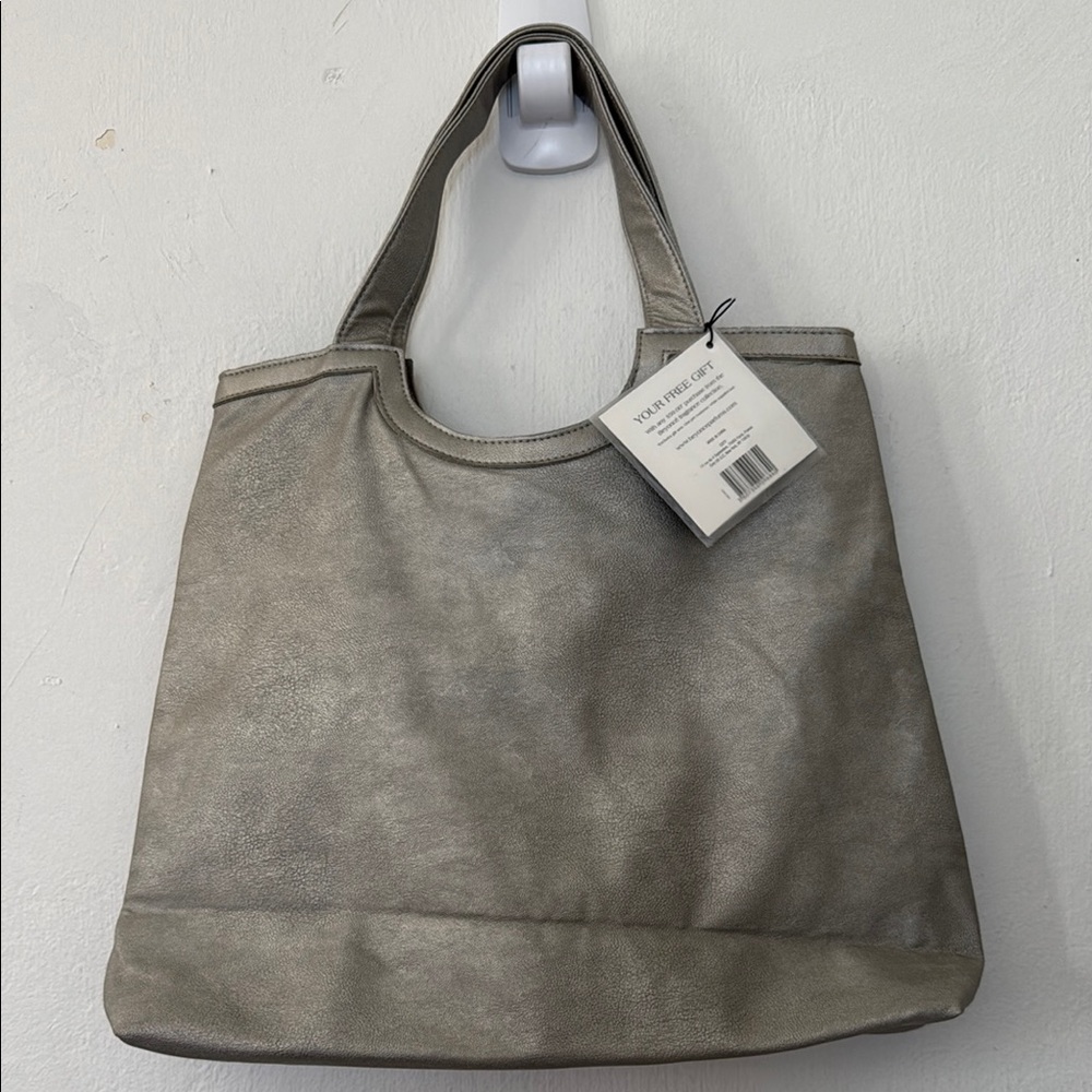 Beyonce Fragrance Collection Large Metallic Tote Style Handbag - New with Tags
